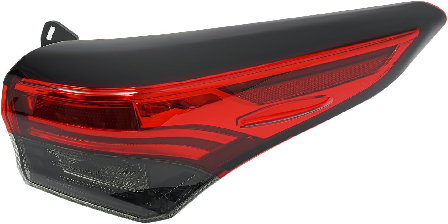Rear Lamp Outer Tail Light Brake For Toyota Highlander 2020 2021, Replacement Right Passenger, Halogen Light Source