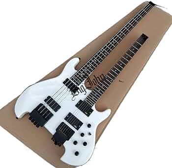 ダブルネックエレキギター ブラック Steve Klein Berger Black Headless Double Neck Electric