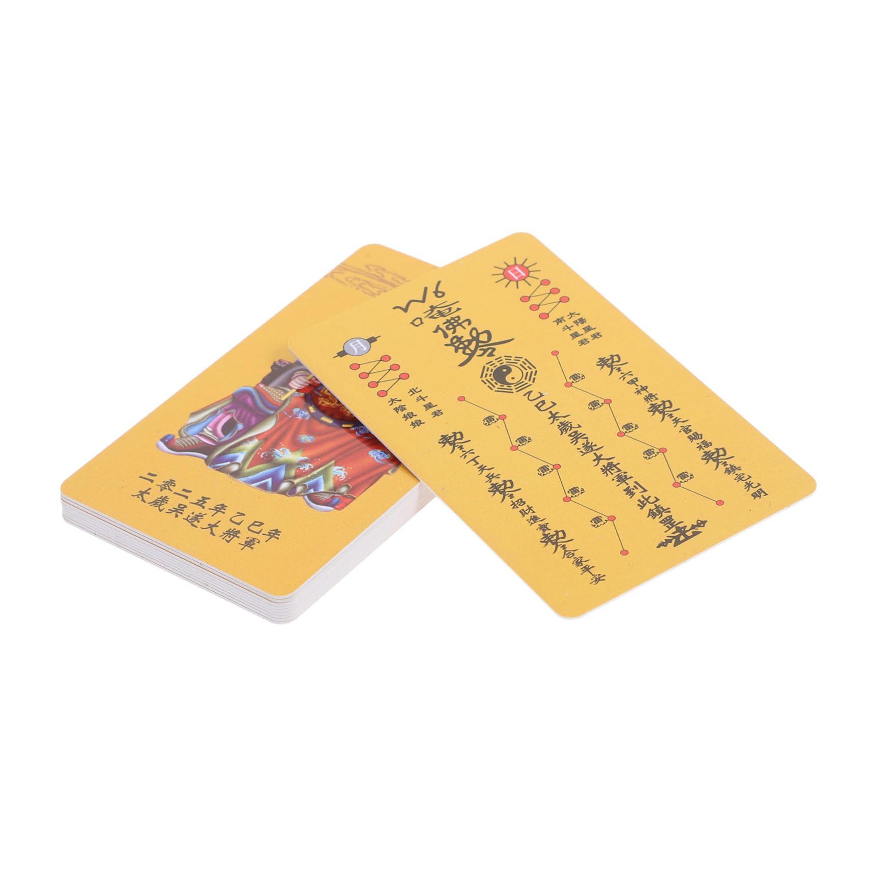 ERINGOGO 10Pcs Amulet Cards Feng Shui Protection Cards for Year Snake Auspicious Wealth and Success Year Luck and Prosperity