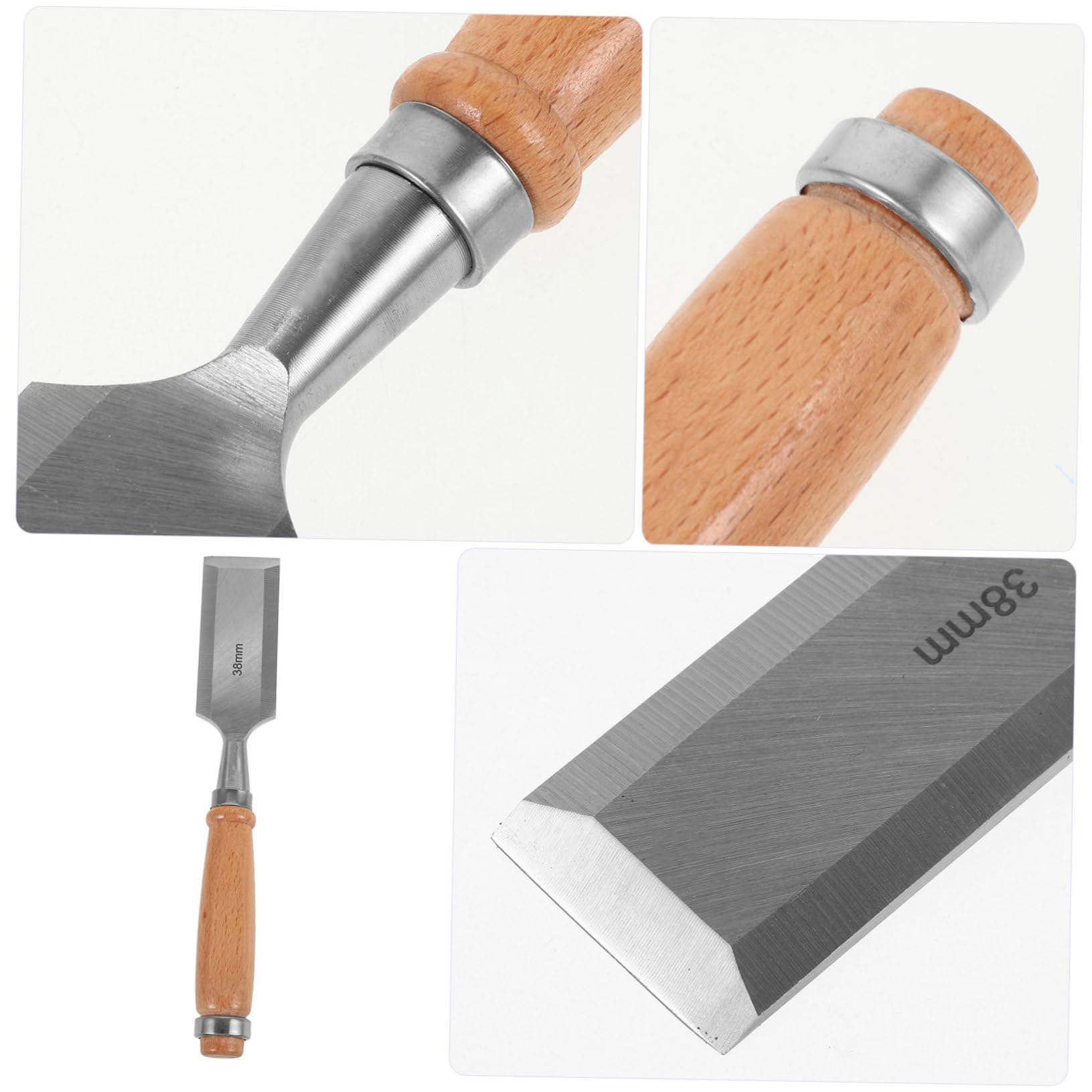 Holibanna Multi-function Wood Carving Chisel Set Flat Tip Chisel for Woodworking Diy Engraving Tool Precision Cutting Shaping