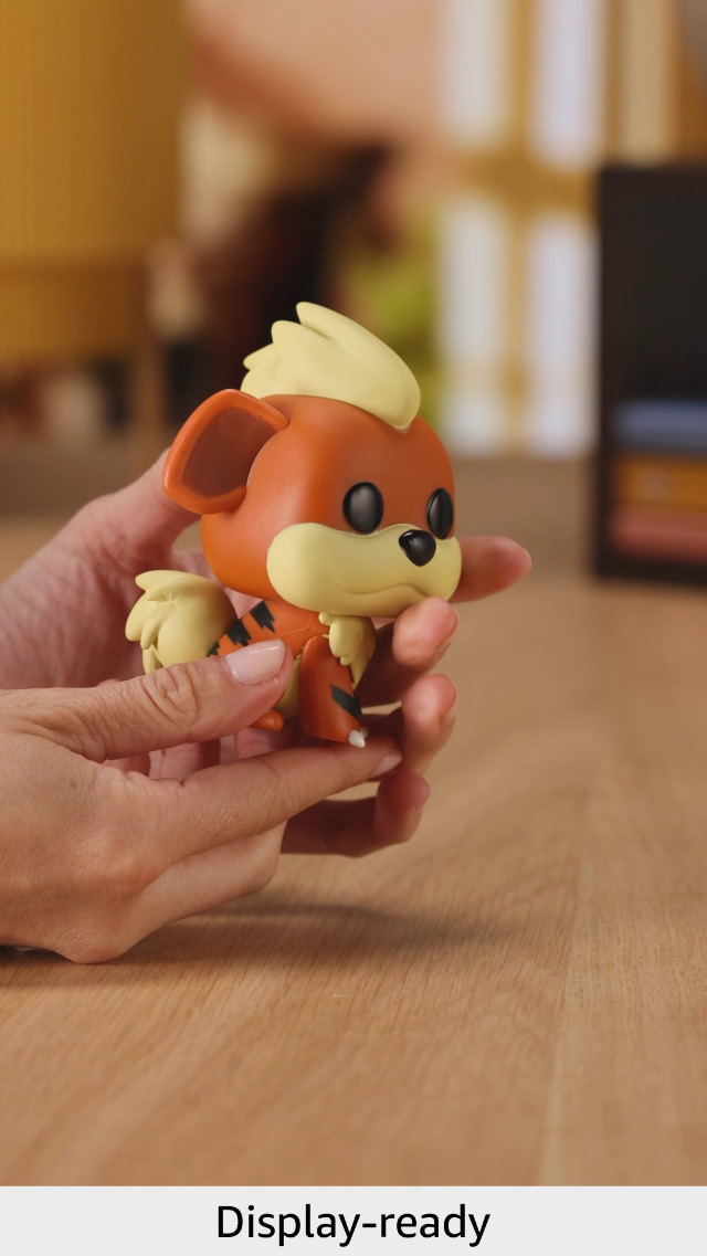 Funko Pop! Pokémon – Growlithe (Caninos) – Figurine Vinyle 9 Cm – Exclusivité Pour Collectionneurs Et Fans