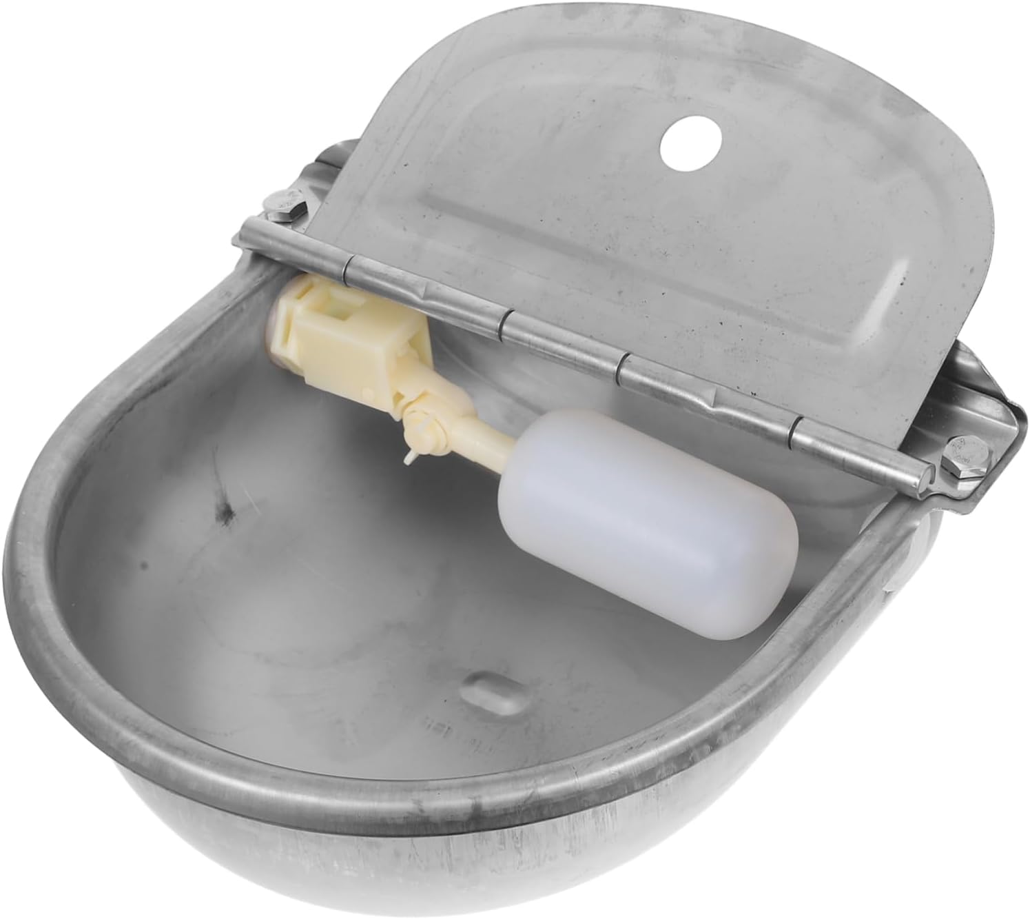 Automatic Livestock Waterer with Stainless Steel Float Valve for Cattle Pigs Sheep and Dogs Farm Water Dispenser for Fresh Drinking Water