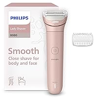 Philips Lady Shaver Serie 8000 - Rasoio senza filo, Wet & Dry