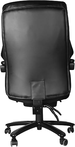 Miniatura 9 de Sillas ejecutivas de respaldo alto de 400 libras sillas ejecutivas con reposapiés silla de escritorio de oficina de piel sintética con reposabrazos