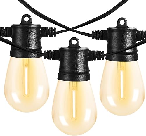 Miniatura 2 de Banord Cadena de luces LED inastillables para exteriores de 51 pies y atenuador de intensidad de 360 W