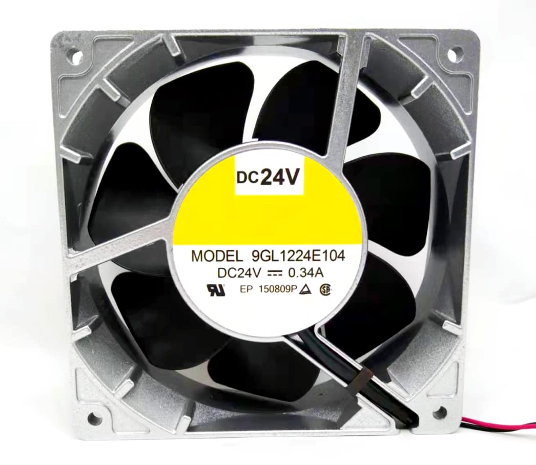 ファン子⑩ Amazon.co.jp: 9GL1224E104 DC24V 0.34A 120X120X38mm 2線冷却ファン