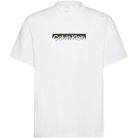 Calvin Klein Uomo T-Shirt Maniche Corte Sportswear con Scollo Rotondo