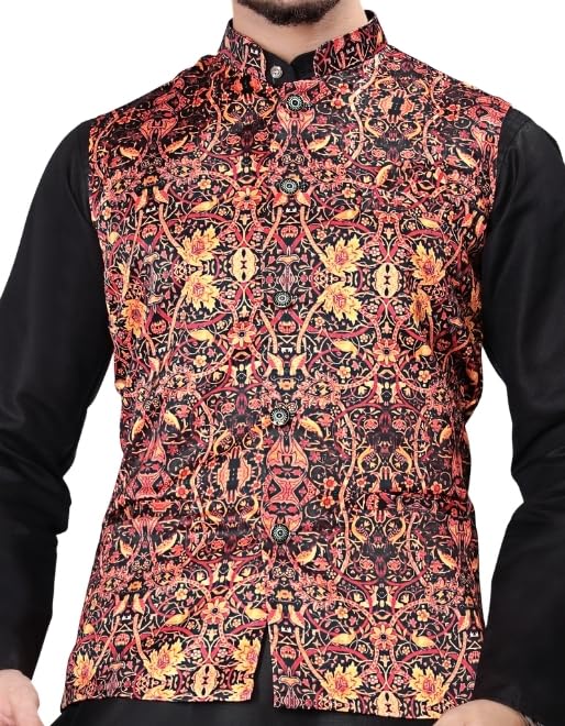 Men Ethnic Nehru Jacket, Modi Jacket-picture-10
