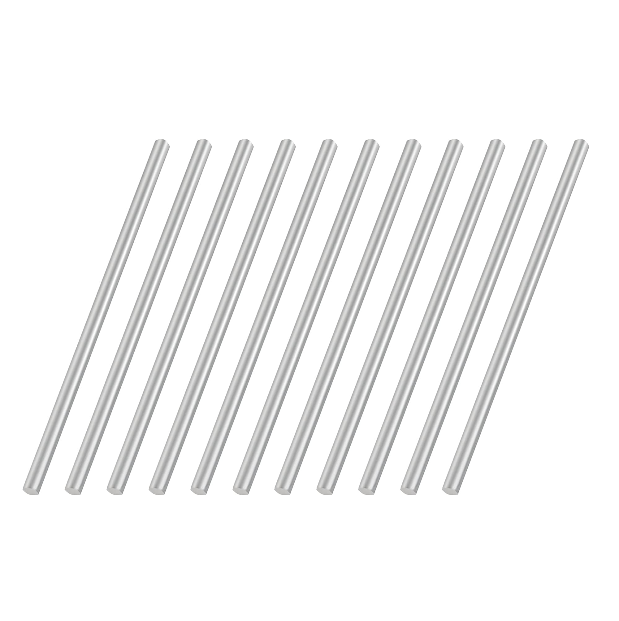 VictorsHome 3mm x 100mm 304 Stainless Steel Round Rod, Metal Solid Shaft Rods Lathe Bar Stock for DIY Crafts Model Car Helicopter Airplane 10pcs