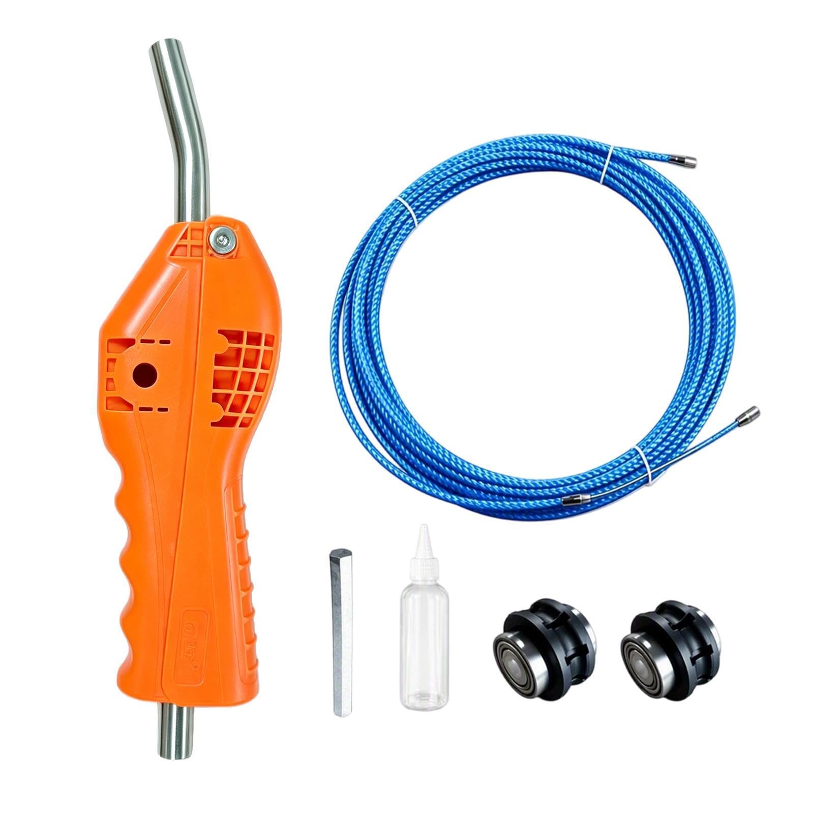 Extractor automático de cables, mango ergonómico, herramienta resistente