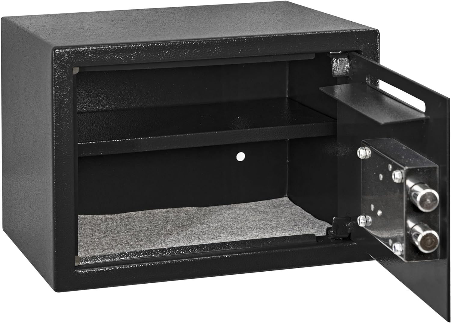 Genie Hand | Coffre Fort d'Armoire avec Serrure Mécanique de Dépôt pour la Maison – Serrure a Double Touches de Carte - Fente Anti-Pêche
