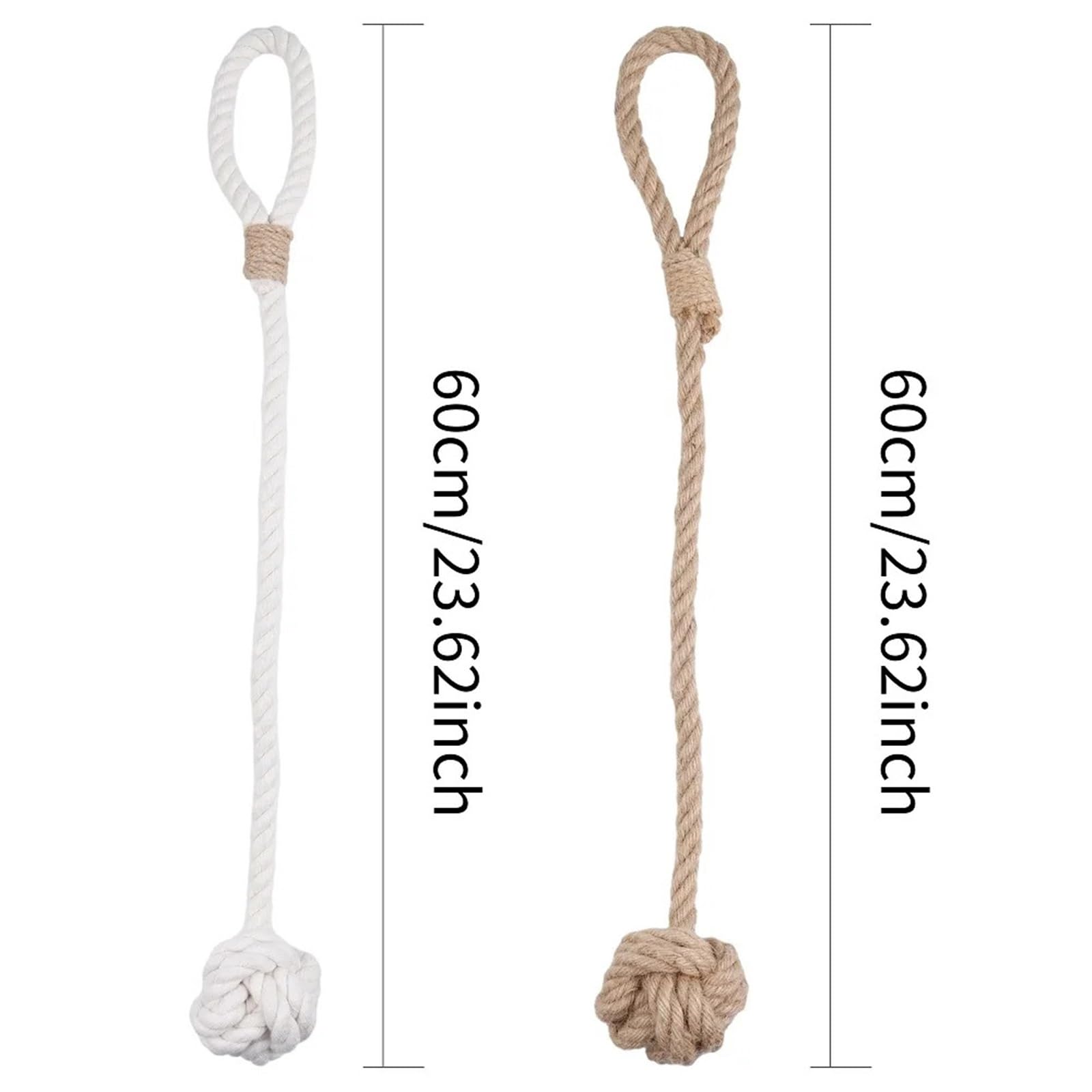 Alzapaños De Cortina Trenzados 3 Pares de Hermosos alzapaños de Yute Suave for Cortinas, Hechos a Mano, Decorativos.(Khaki)