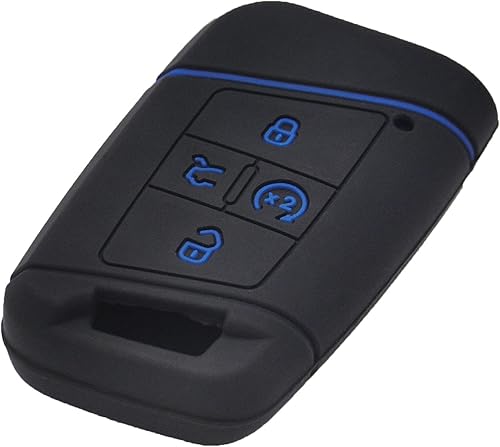 Miniatura 10 de Paquete de 2 fundas protectoras de silicona suave para llavero remoto para VW Volkswagen Tiguan Atlas Jetta Passat Golf Alltrack KR5FS14-US