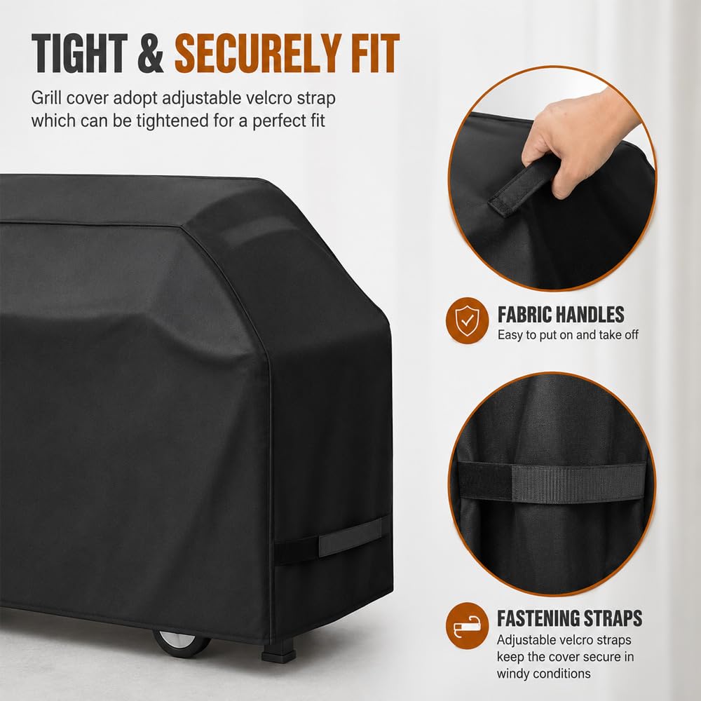 Funda para Barbacoa para Enders Boston Pro 4 2023-2026,Funda Protectora para Barbacoa Anti-UV Anti-Polvo Anti-Humedad, Without Reflective Strips