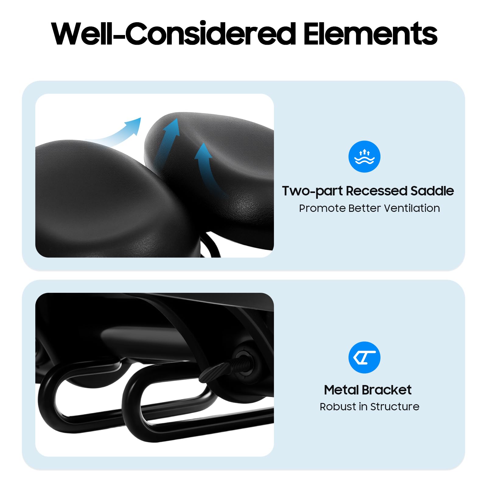 Selle De Vélo Sans Nez - MINIFINKER - Ergonomique - Confortable
