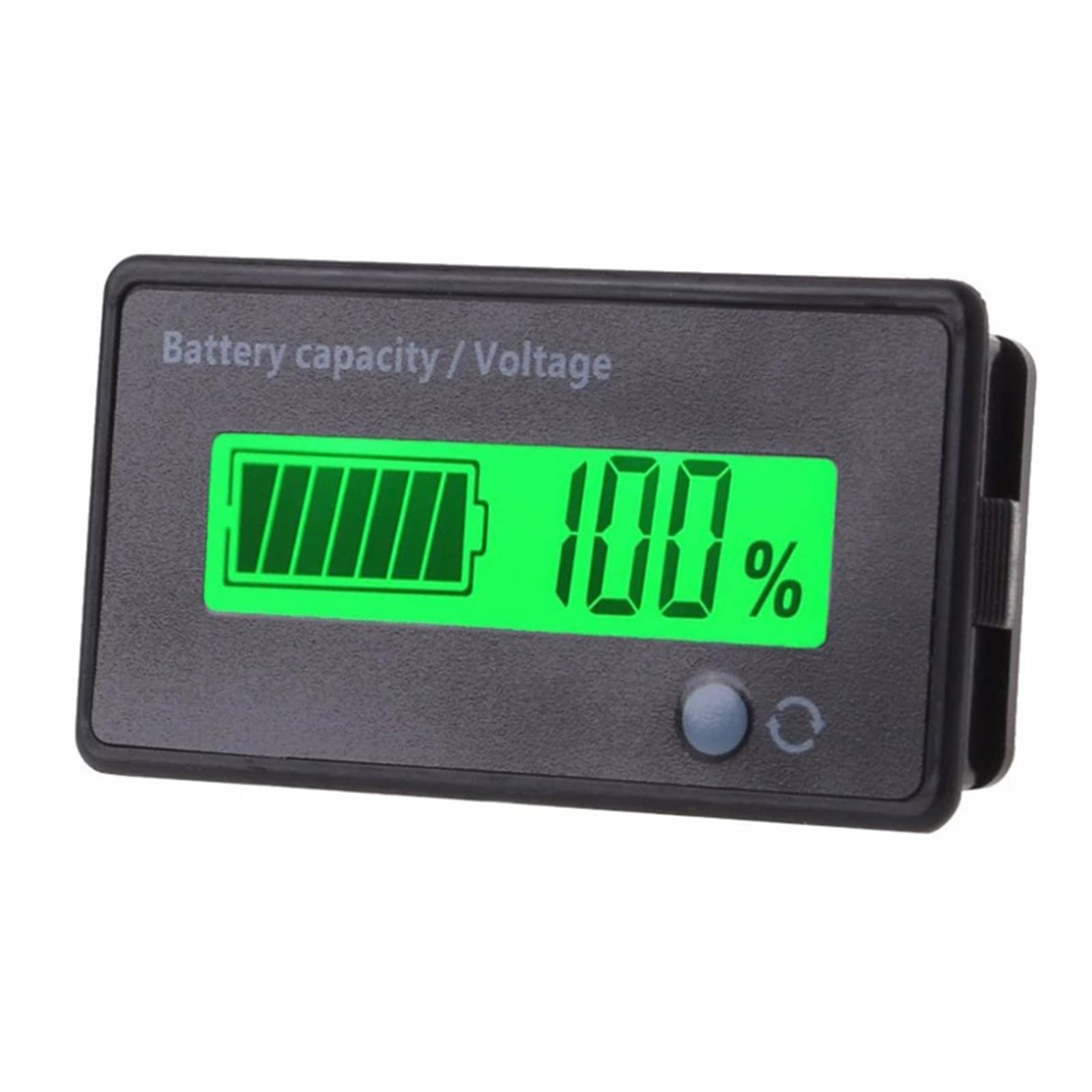 Lightweight Battery Percentage Monitor Display Checker with Adjustable Setting for 12V 24V 36V 48V 60V 72V 84V Systems Digital Battery Gauge