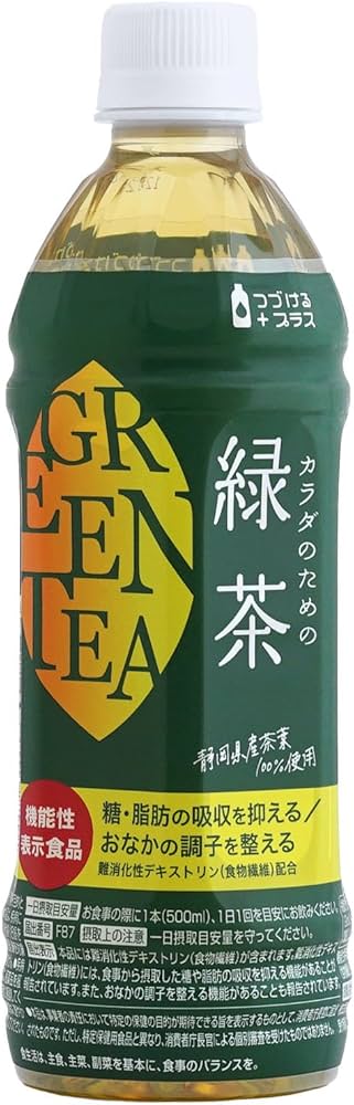 緑茶 Amazon.co.jp: 緑茶 つづけるプラス カラダのための緑茶 500ml 24本