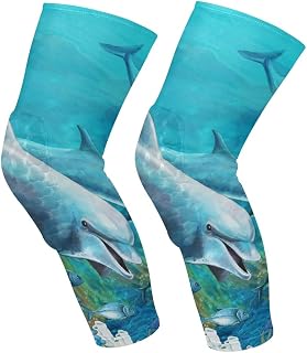 LUNLUMO The Underwater Dolphins Sports Knee-Cap Kneepads Protection for Knees