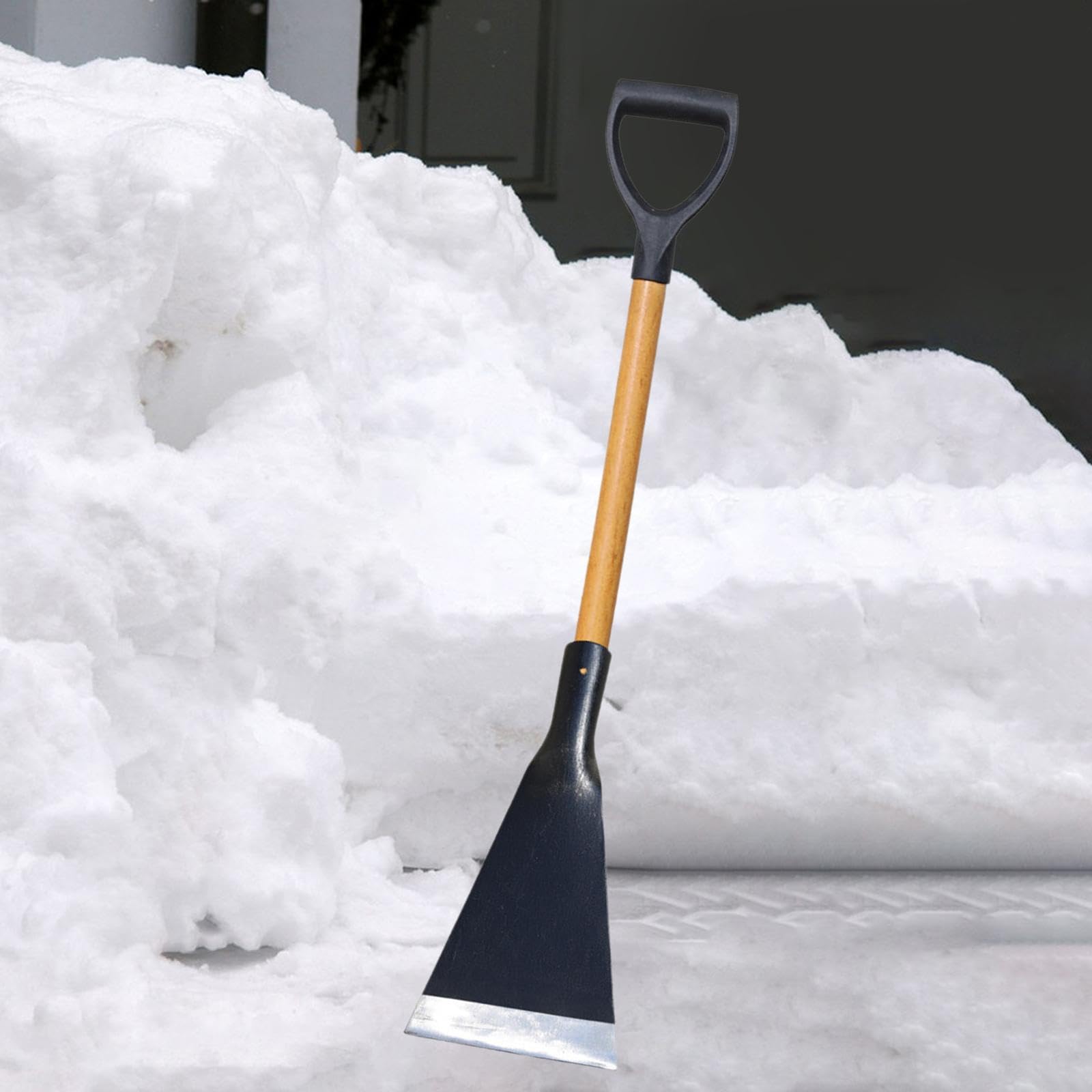 Herramienta para Raspar Hielo, de Hielo, Herramienta para Limpiar Jardines, Removedor de Nieve para Construcción con Cemento.