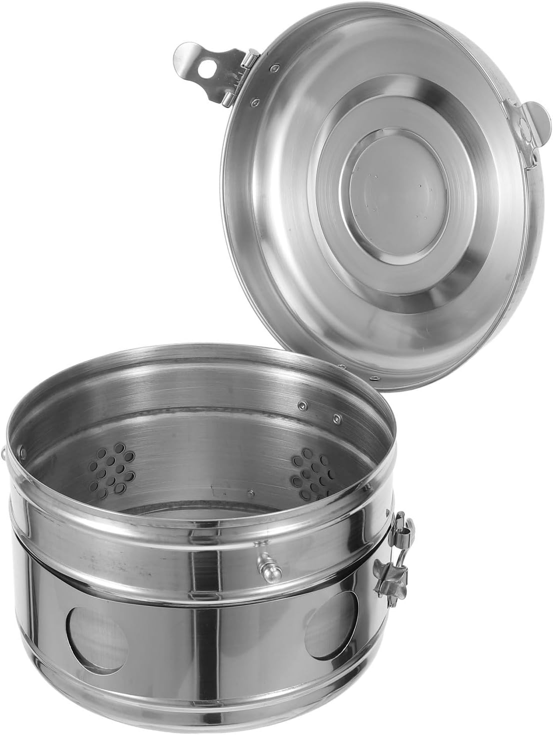 Abaodam Stainless Steel Jar Easy to Clean Storage Container with Lid Sturdy 304 Material and Laboratory Use Suitable for Hospital and Experimental Settings