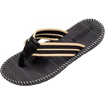 Men Summer Casual Outside Wear Beach Non Slip Breathable Flip Flops Clip Toes Big Size Flat Bottom Slippers Sandals Mens Bathroom Slippers Size 8 Dark Gray, 8.5