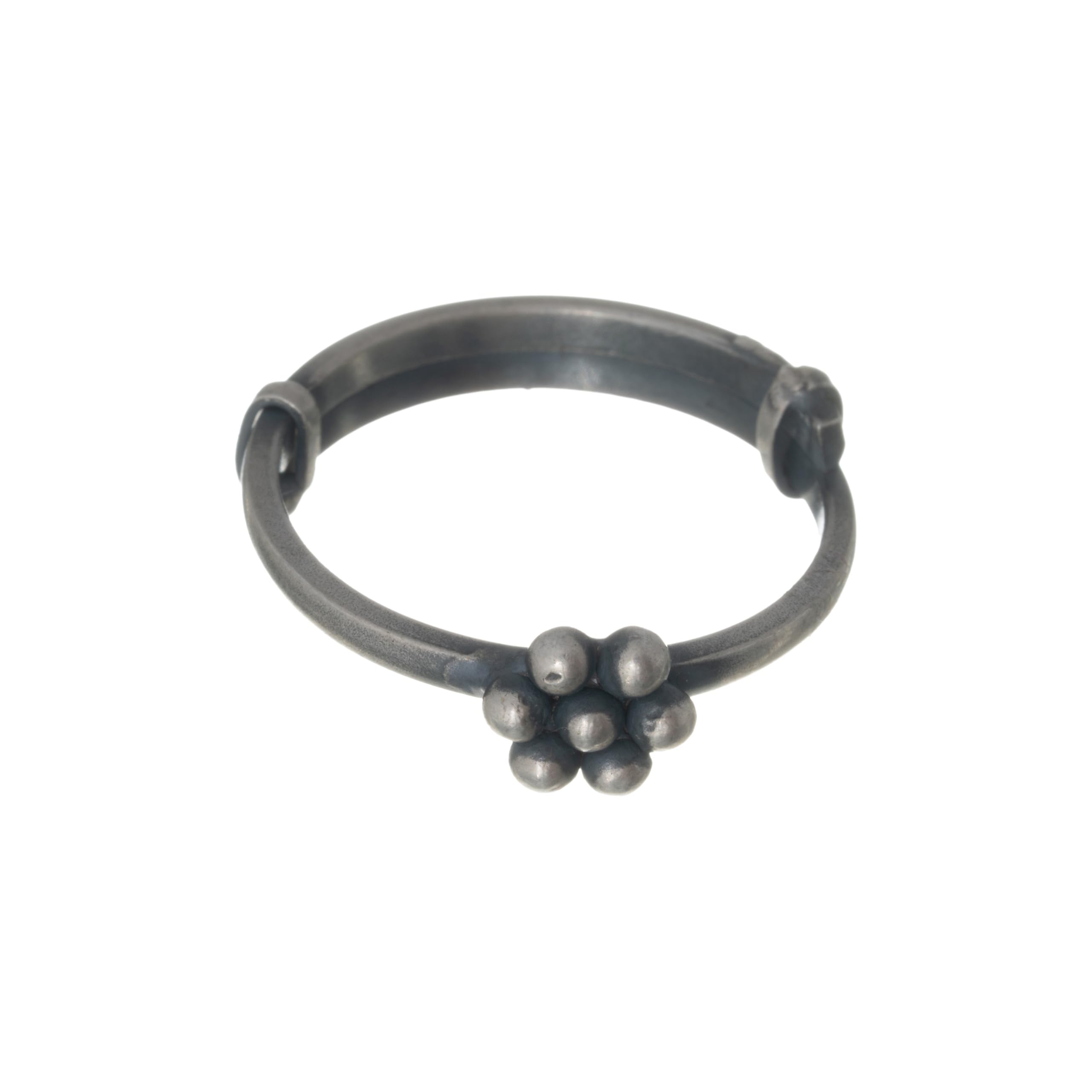 92.5 Silver Ring for Women | Kudi Motif Silver Ring – Medium for Women | Silver Traditional Maharashtrian Jewelry | Handmade Ethnic Design-image-47