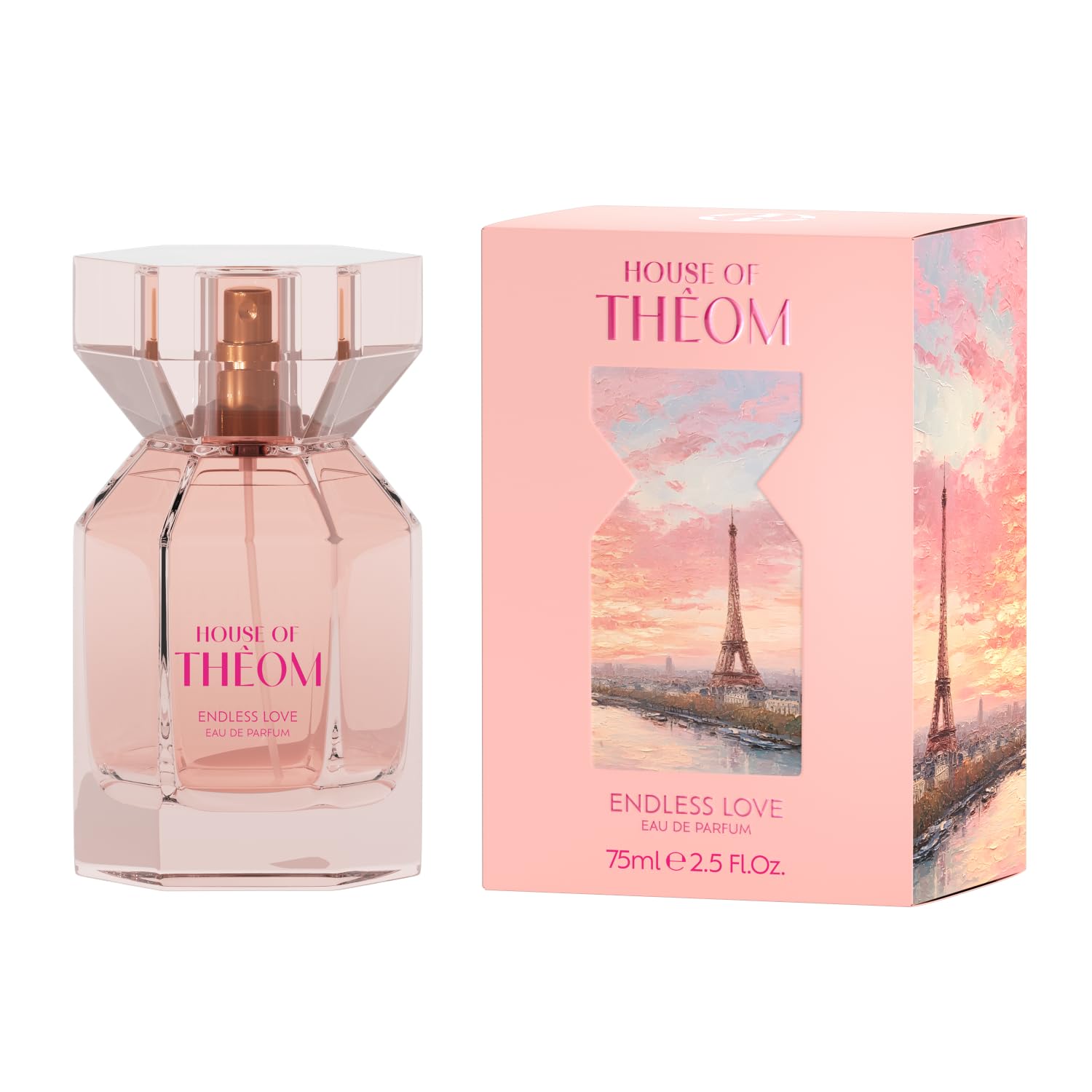 HOUSE OF THÊOM Endless Love Eau de Parfum 75 ml – Romantisches Damen Parfum mit Bergamotte, Honig & Vanille – Süß & gourmand – Verführerischer Duft