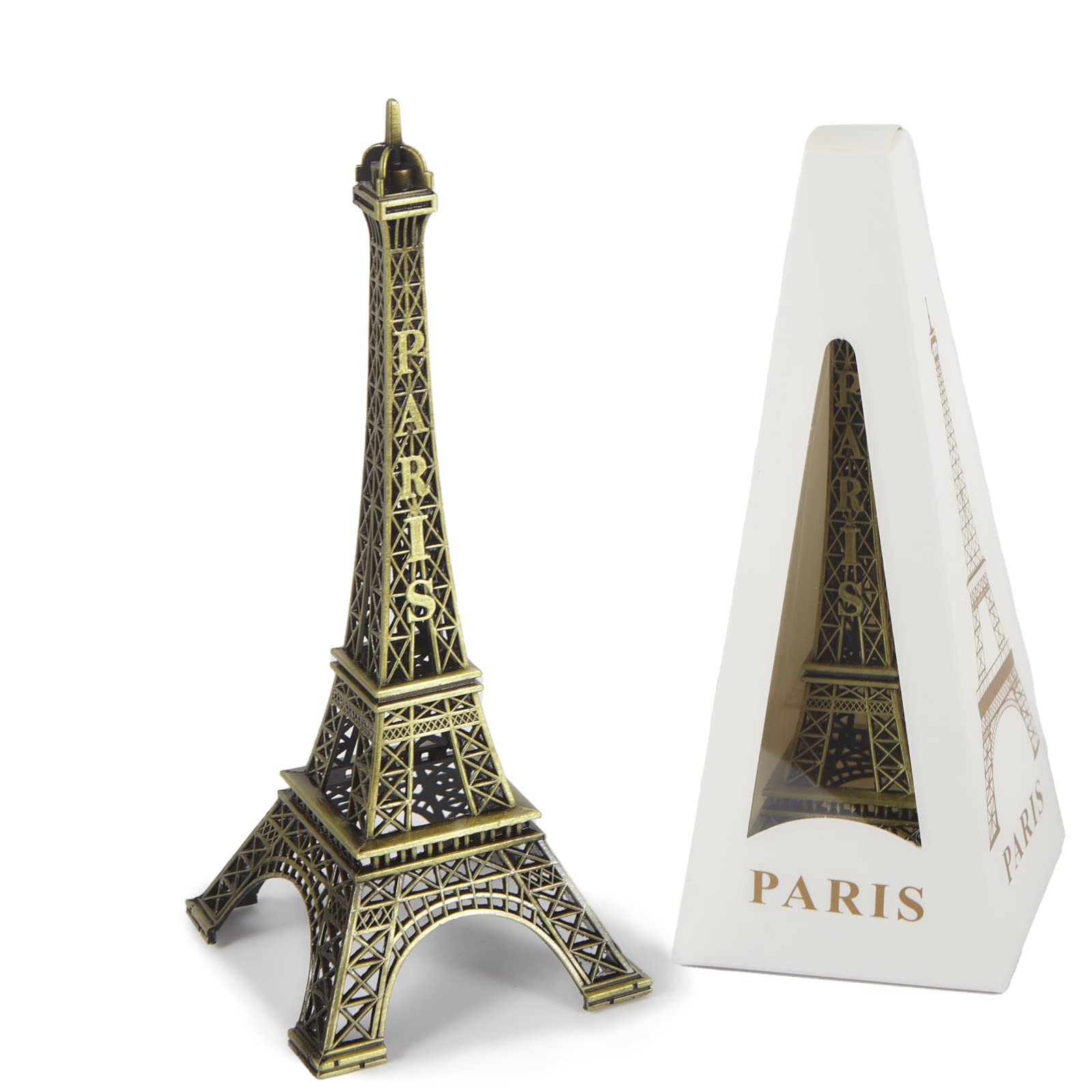 Eiffel Tower Decor Stand Paris Eiffel Tower (18 cm) Craft Art Statue Bronze Model Tabletop Decoration Gift Home Decoration