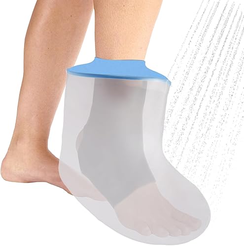 Funda impermeable para pies de ducha, funda fundida para pies, funda impermeable para botas de ducha, cubierta de pie para ducha después de la