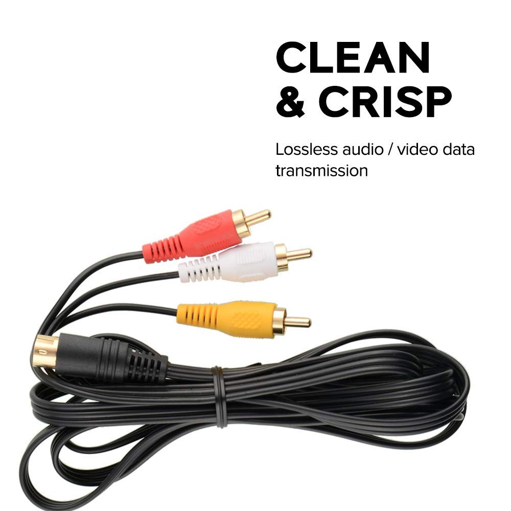 Amazon.com: Wiresmith Standard RCA AV Composite Cable for Sega
