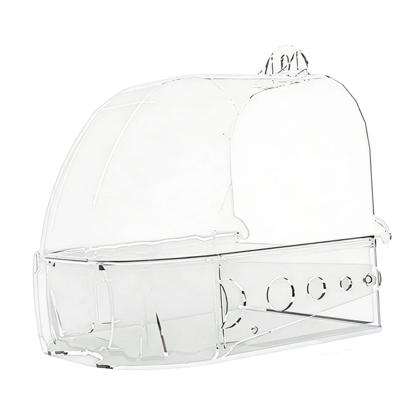 Bird Bath Box Multifunctional Bird Cage Accessory for Lovebirds Canary Clear| Yard, Garden & Outdoor Living | Bird & Wildlife Accessories | Birdbaths-image-40