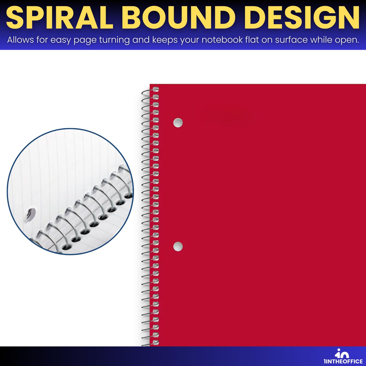 Snapklik.com : Spiral Notebook College Ruled, College Ruled Spiral ...