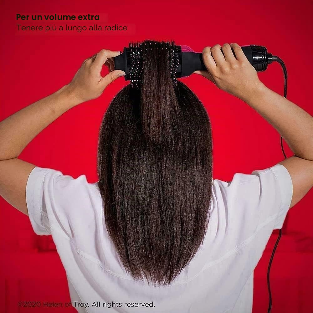 REVLON Pro Collection - Spazzola asciugacapelli volumizzante, 2 in 1, da salone di bellezza