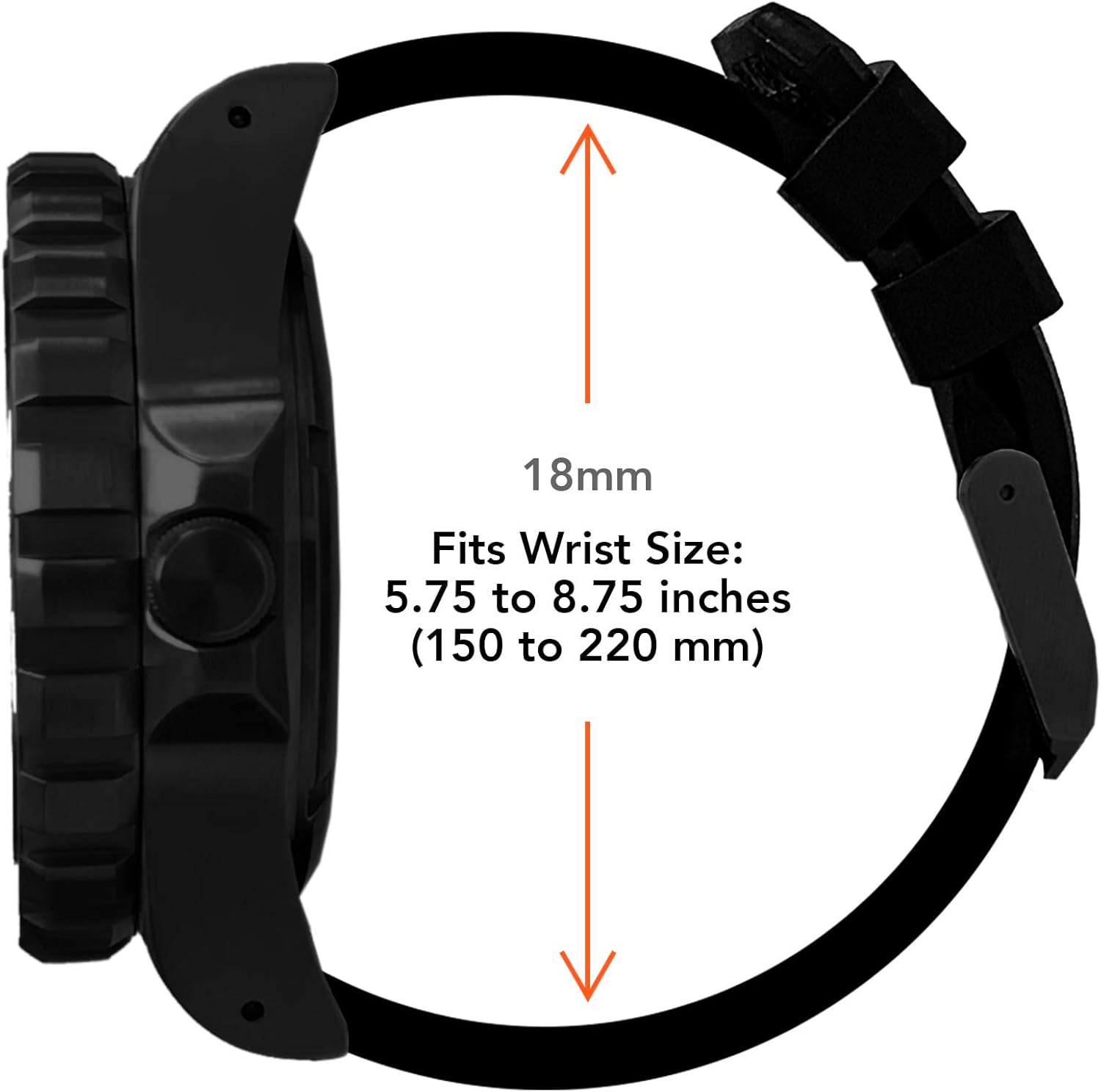 Marathon Watch WW194006BKNGM GSAR Swiss Made Military Issue Diver's