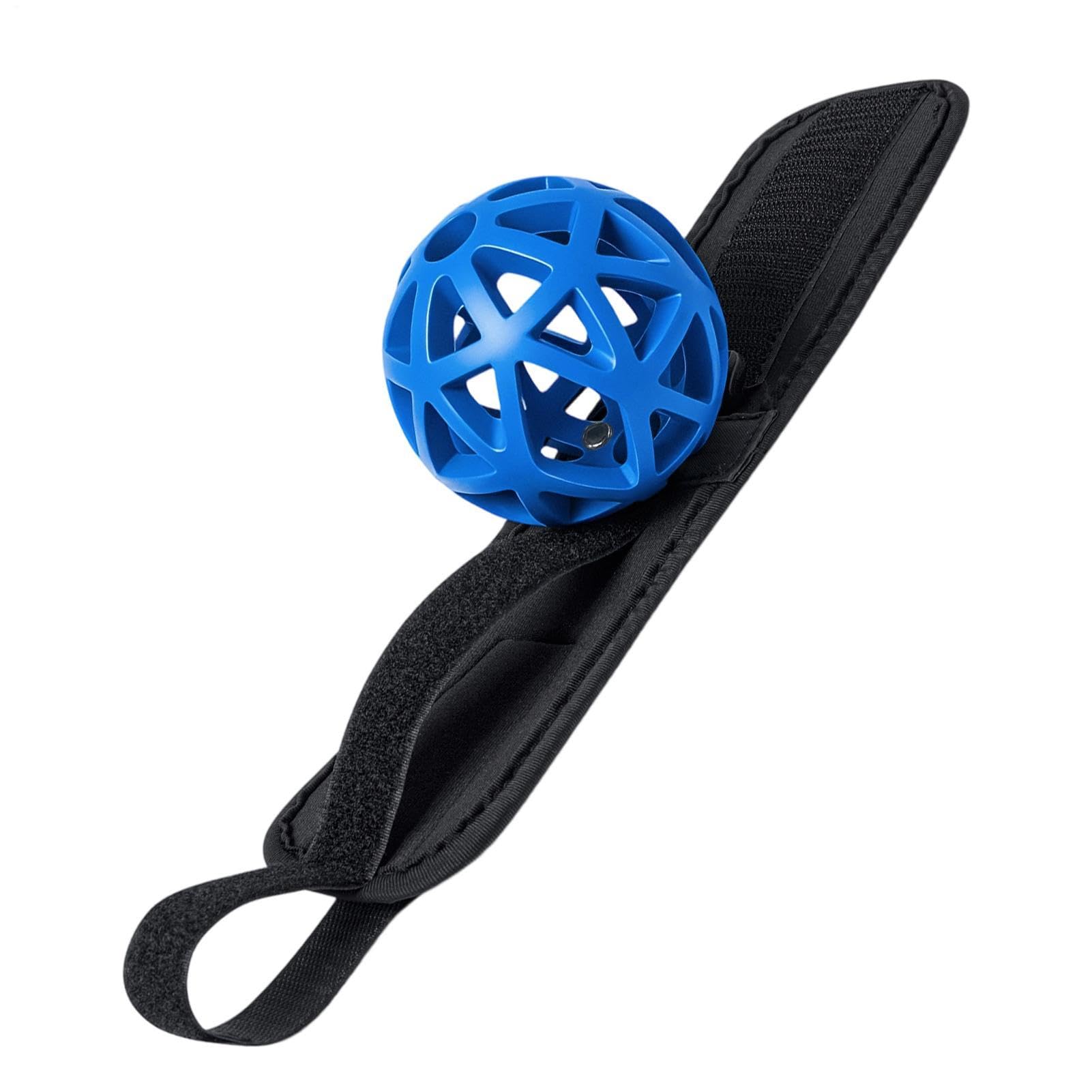 Ayuda de práctica – Pelota de entrenamiento de swing de golf | Entrenador de swing corrector de golf, correa de muñeca de golf | Para acampar al aire libre, hombres y mujeres, entusiastas del césped