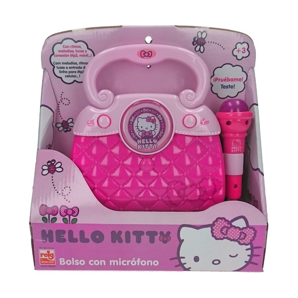 Hello Kitty 1511 Helly Kitty torebka z mikrofonem, głośnikiem i przyłączem MP3