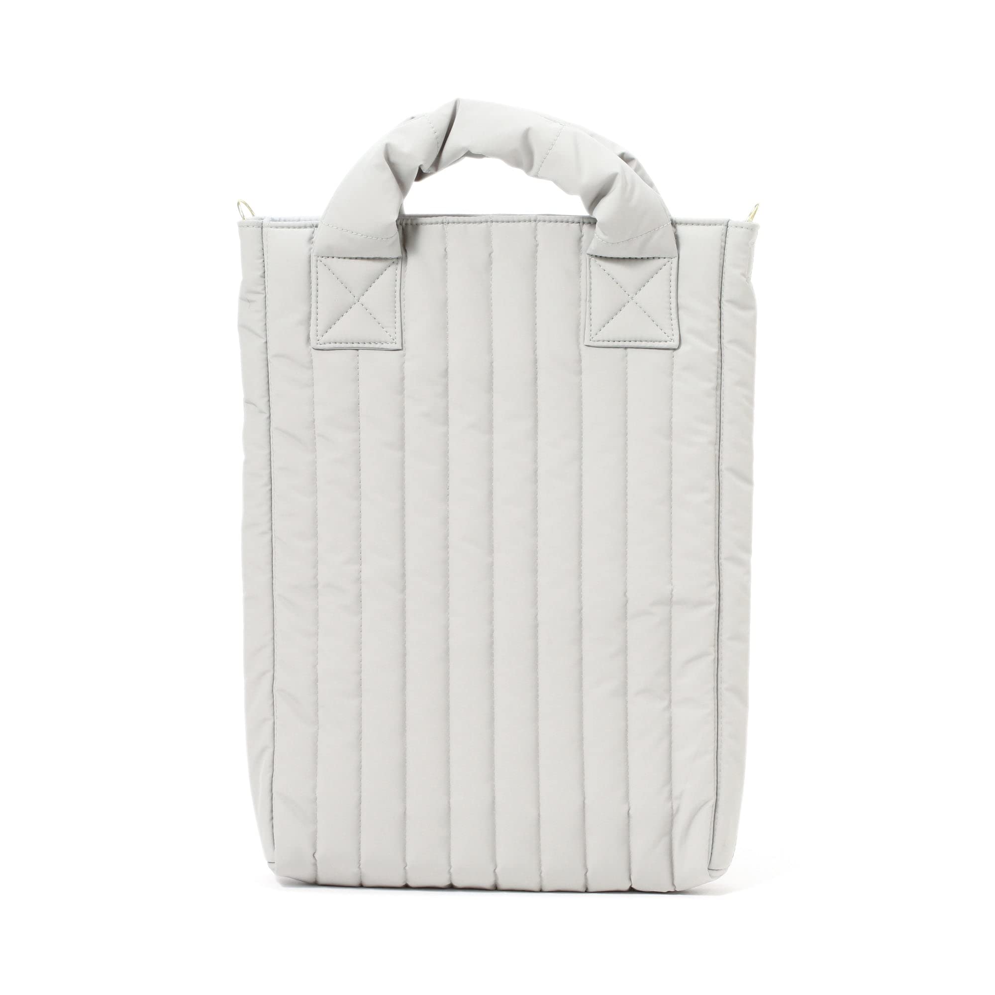 Francfranc Quilted PC Bag, gray