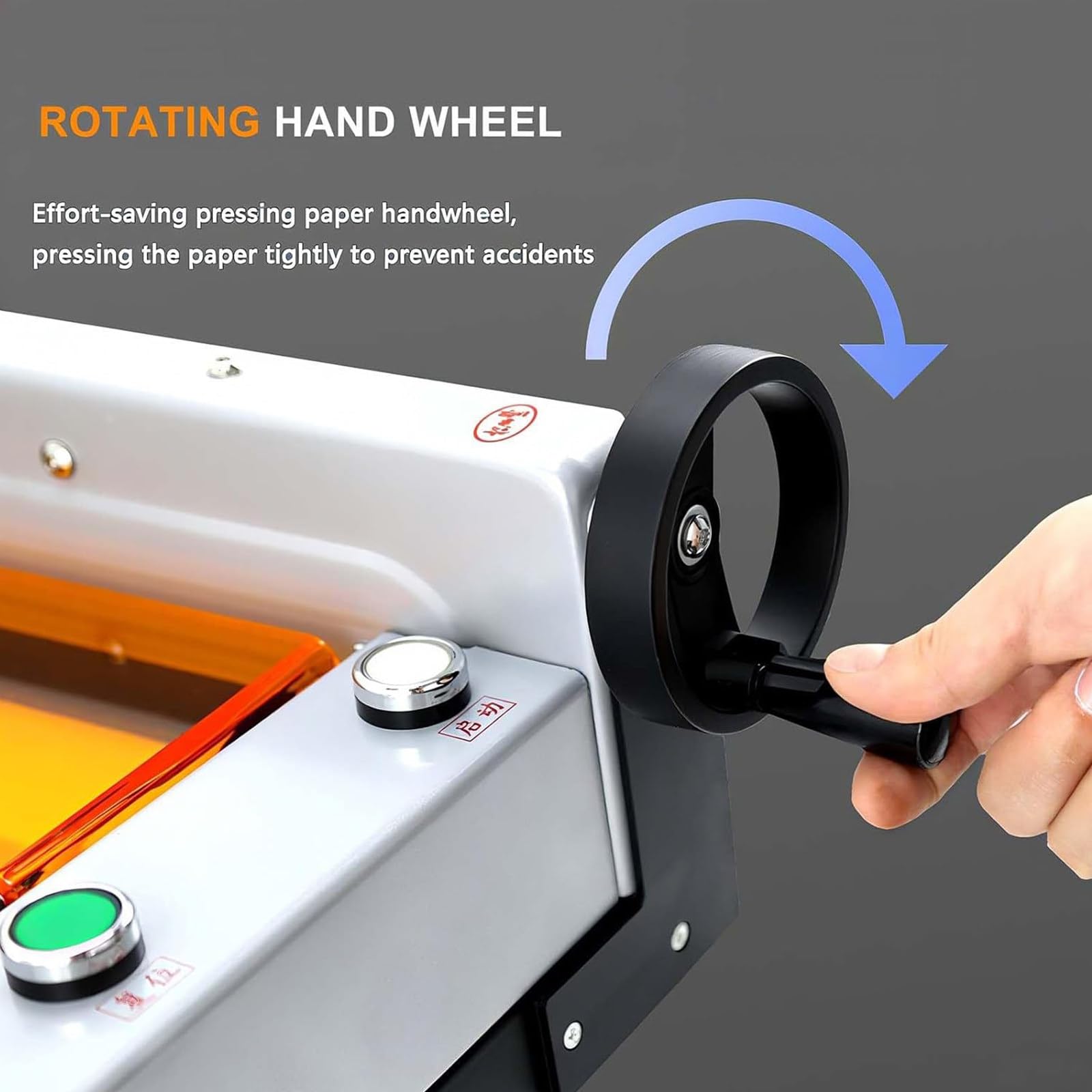 Elektryczny frez do papieru, A4 Heavy Duty Guillotine Paper Trimmer, 40mm grubości cięcia, z liniami siatki do kart kartonowych Skóra, biuro szkoła domowa
