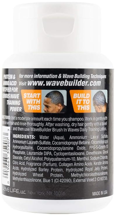 Wavebuilder Wash in Waves Wave Saving Shampoo