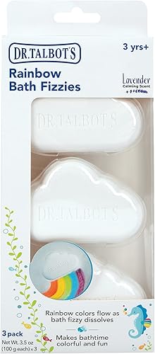 Miniatura 8 de Dr Talbots Fun Rainbow Bath Fizzies con aroma calmante a lavanda paquete de 3