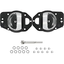 Interior Door Handle Kit Driver Passenger Side Compatible with Chevy HHR 2006-2011 Accessories Parts Replaces 25812186 25812196 Lh & Rh 1 Pair
