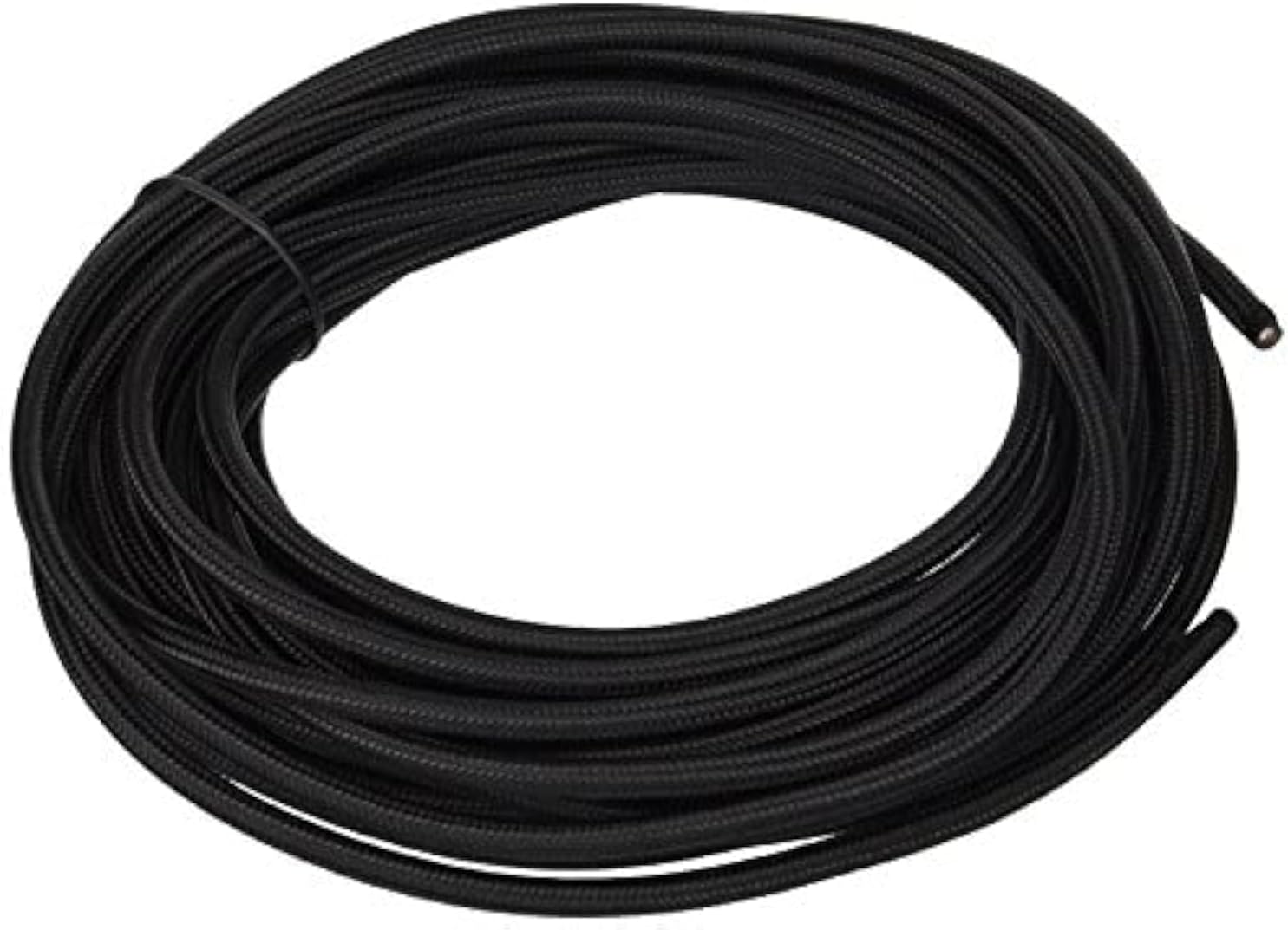 32.8ft Round 18/2 Rayon Covered Wire,HESSION 18 AWG Antique Industrial Electrical Cloth Cord,Vintage Style Lamp Cord Strands(Black)