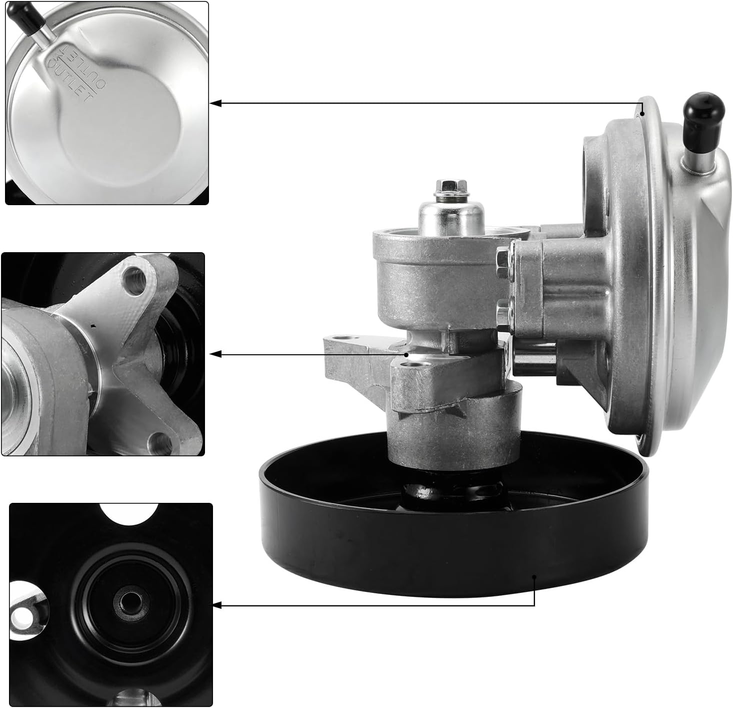 904-862 97241035 290KT00020 Vacuum Pump 8972410351 For 1995-2019 Isuzu NPR HD Gas V8 L96 LQ4 L31 LQ4 L05 L96 LQ4 Crew CAB