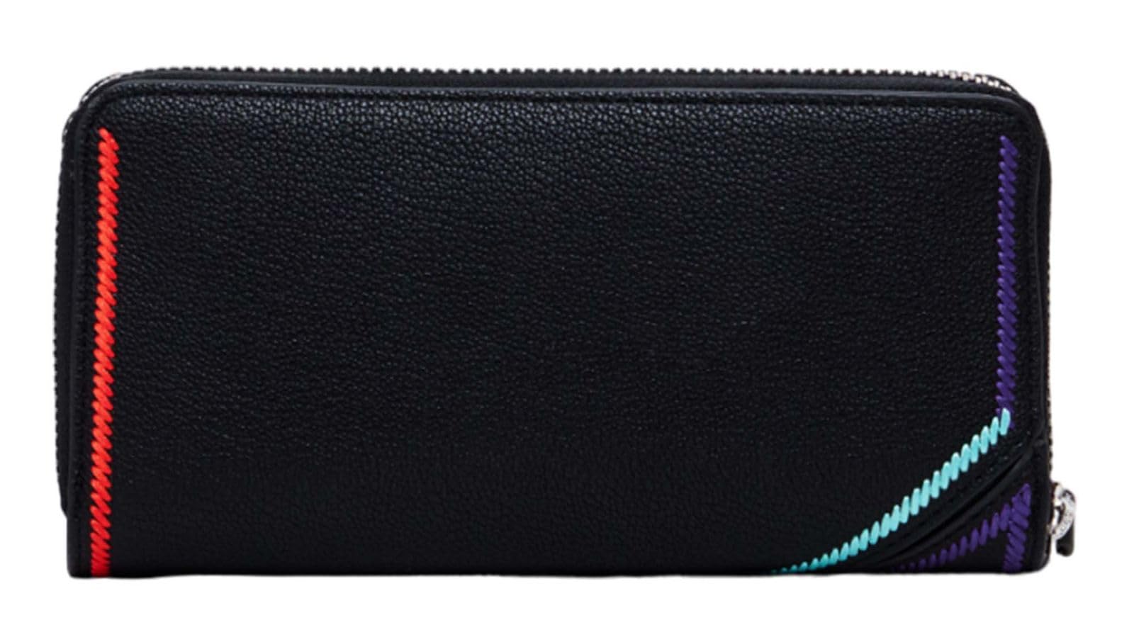 Desigual Women's Accessories PU Long Bi-Fold Wallet, czarny, czarny, 18
