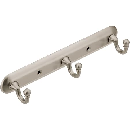 Moen Method Bademantelhaken – Doppelhaken In Gebürstetem Nickel, Modernes Design