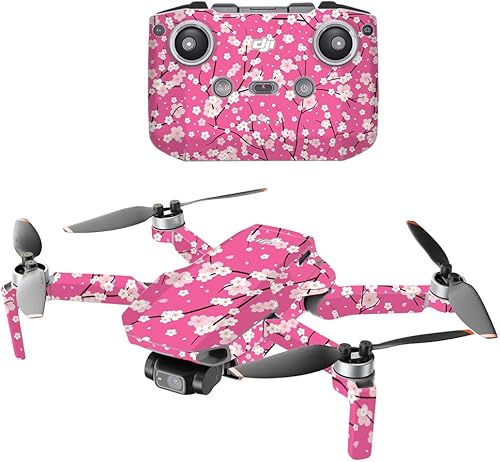 Miniatura 5 de MightySkins - Compatible con DJI Mini 2 Dron portátil - Sakura Purple  Funda protectora de vinilo duradera y única  Fácil de aplicar, quitar y