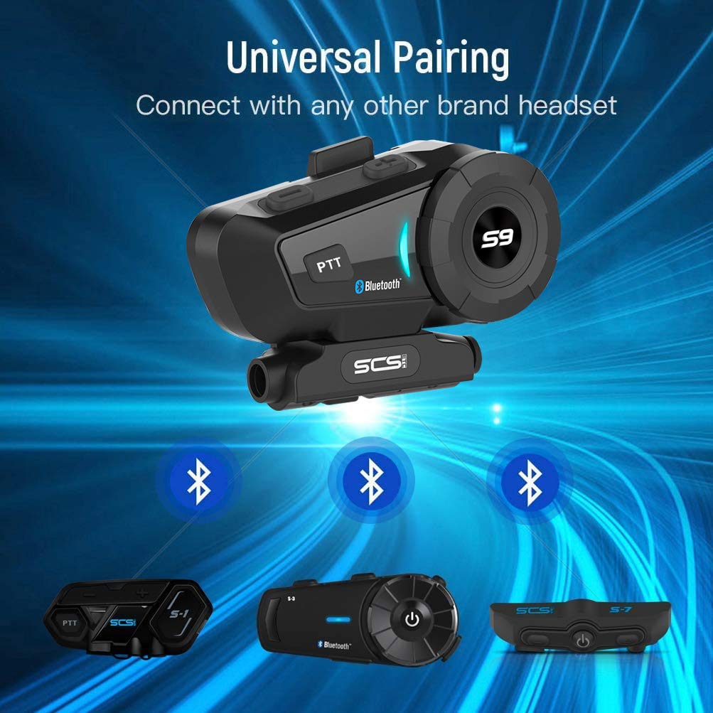 Motorcycle helmet communication system, Waterproof motorcycle