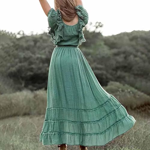 Miniatura 5 de Vestidos cóctel Niños pequeños Niñas Vestido fluido Manga Corta niños Vestido Largo Fiesta de Princesa bohemio