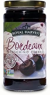 Royal Harvest Bordeaux Maraschino Cherries, 13.5 Ounce