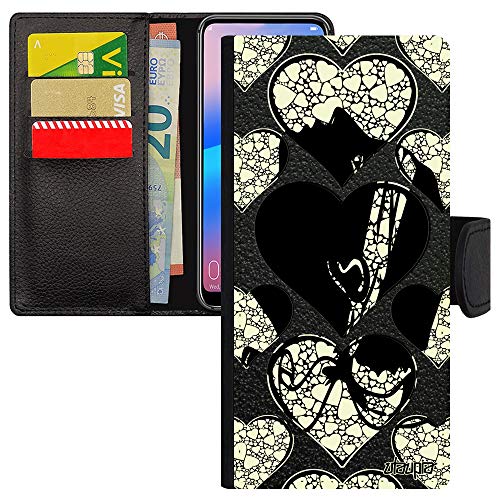 Coque Samsung S21 simili cuir avec porte-cartes et fermeture aimantée